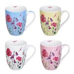 Кружка фарфор 0,35л Соцветие 4цв ГЦ/806-134