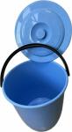 Ведро 13л пласт с крышкой Крепыш ХПЛ