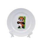 Тарелка мелкая фарфор 17,5см Малыши панды Идиллия ДФЗ/0С1294