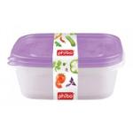 Набор контейнеров пласт Арт-декор 2шт*1,25л микс Бытпласт/4311543