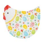 Блюдо-подставка стекл на 5 яиц 23,5*20,8см Курица ГЦ/842-138