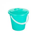 Ведро 6л пласт пищевое Евро с крышкой микс Радиан/10040605