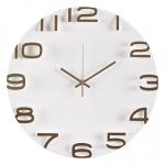 Часы настенные круг д34,5см корпус белый/золото Классика Рубин/3430-001