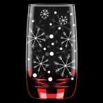 1 СНЕГОПАД красный Набор стаканов стекл д/сока 6шт*0,33л Декостек/158-ГН9