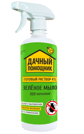 Средство д/защиты растений Зеленое мыло ДАЧНЫЙ ПОМОЩНИК 500мл БК/4673729281874 