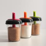 Сахарница стекл/пласт с дозатором 0,32л 3цв HEREVIN ГЦ/828-244 -