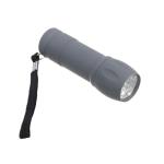 Фонарик мини прорезиненное покрытие 9 LED 1 режим 3хААА Ермак/224-021