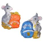 Копилка 9,5*7*5см Мышка 2диз Сноу Бум ГЦ/1-11/359-733