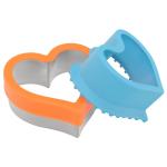 Набор кулинарных форм пласт/сталь Сердечный дуэт 2шт Мультидом/DA8-218