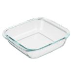 Форма д/запекания стекло жаропроч прямоуг с ручками 21,3*18,9*5см 1,1л SATOSHI ГЦ/825-031