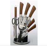 Набор ножей 9пр на подставке ГРН/R-06