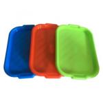 Поднос пласт 39*27см микс Мультипласт/SK019