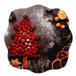 1 ЯГОДНОЕ АССОРТИ Блюдо стекл 20*20см ГЦ/820-791