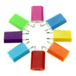 Зарядное устройство USB Форза плоское 220В 1А 6цв ГЦ/931-227
