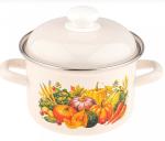 Кастрюля эмал цилиндр Осенний карнавал 2л Лысьва/С-1610АП2/4