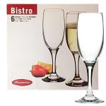 Набор бокалов стекл Бистро д/шамп 6шт*0,2л БорскийСЗ/44419B