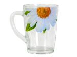 Кружка стекл 0,3л Живая природа Ромашка Декостек/334-Д/Т00007060