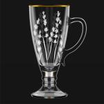 A Кружка стекл 0,250мл Лаванда Декостек/8006-ГЗ6