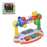 2 Игрушка Игровой музыкальный центр свет звук 3*АА 19*11,5*15см Игроленд/272-909