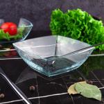 Салатник стекл Токио 6,6*6,6см квадр БорскийСЗ/53682SLB б/этик