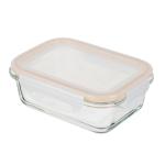 Контейнер д/продуктов жаропроч стекло 0,37л на защелках пласт крышка ГЦ/825-014