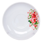 Блюдце фарфор 14см Розовые розы Дулевский ФЗ/126162