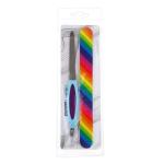 Набор д/маникюра 2 пр. (пилка металл с триммером пилка наждачн) ЮНИLOOK ГЦ/305-411 архив