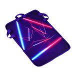 Санки-ледянки прямоуг с ручкой ПВХ/оксфорд 54*40см Гала/077-008