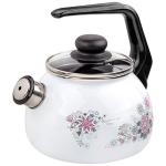Чайник эмал со свист 2л сферич Весенний романс СКР/107798