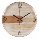 Часы настенные круг д25см основание бежевое Дуэт/2526-005