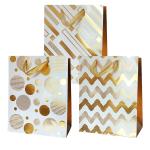 Пакет подарочный бумажный 18*10*22,7см Ассорти 210гр с тиснением АП/04070586 КРАТНО 6ШТ